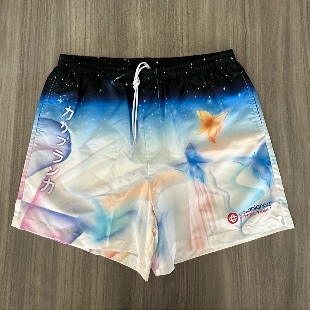 CASABLANCA Men’s Multicolor Printed Swim Shorts